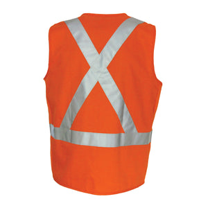 3810 - Day/Night Cross Back Cotton Safety Vests