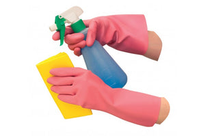 Tuff Pinks - Silver Lined Rubber Glove