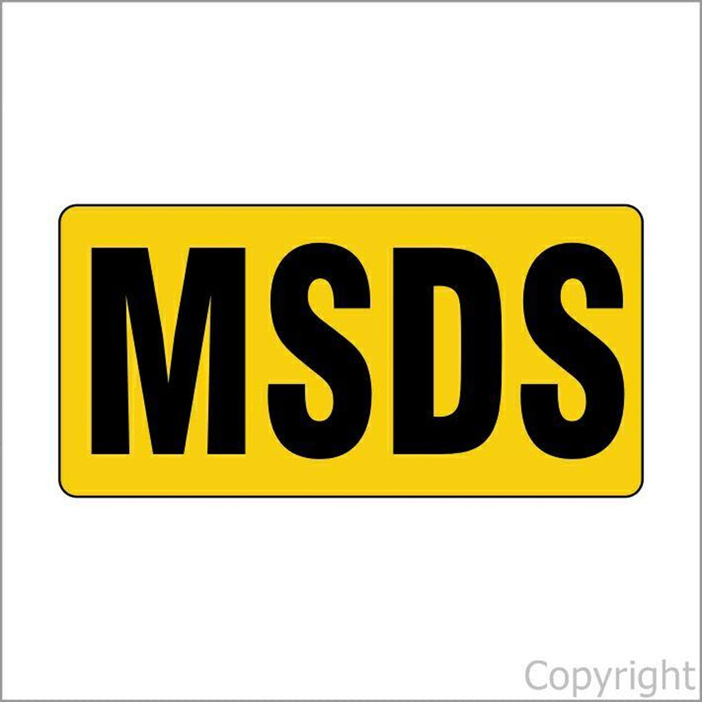 MSDS Label