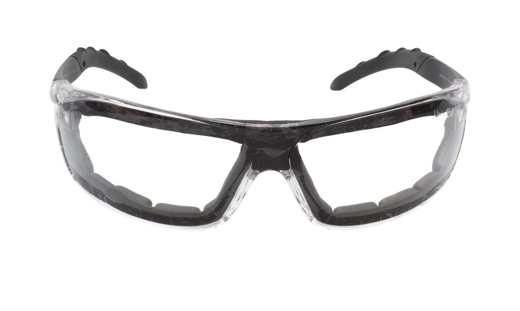 Guardian with Positive Seal Matt Clear/Black Safety Glasses