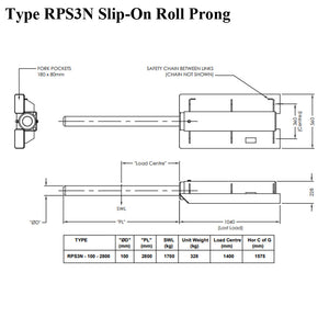 RPS Slip-on Roll Prong