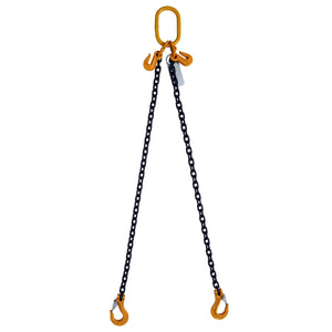 Two Leg Adjustable 2m Clevis Safety Latch Chain Slings