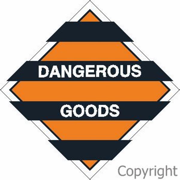 HAZCHEM Dangerous Goods Sign