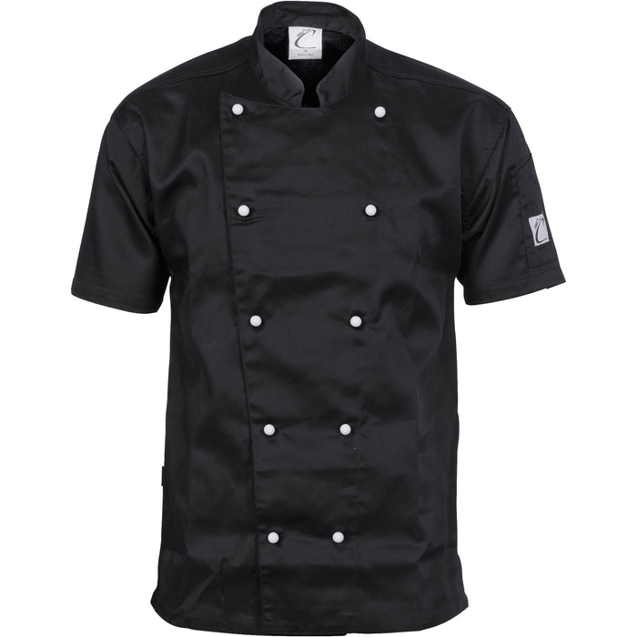 1105 - Three Way Air Flow Chef Jacket - Short Sleeve