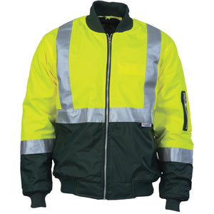 3862 - Hi Vis Two Tone Flying Jacket with 3M R/Tape