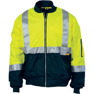 3862 - Hi Vis Two Tone Flying Jacket with 3M R/Tape