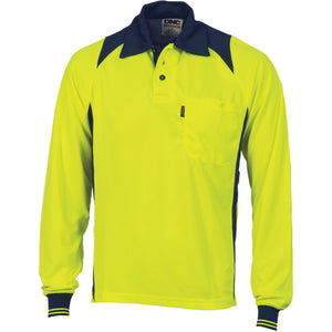 3894 - Cool Breathe Action Polo Shirt - Long Sleeve