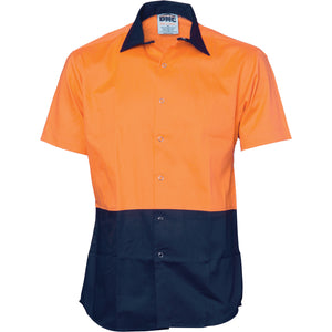 3941 - Hi Vis Cool Breeze Food Industry Cotton Shirt - Short Sleeve