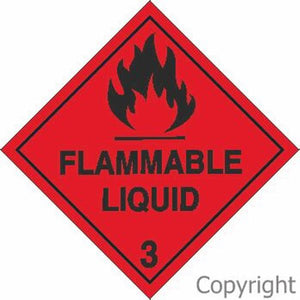 HAZCHEM Flammable Liquid Sign