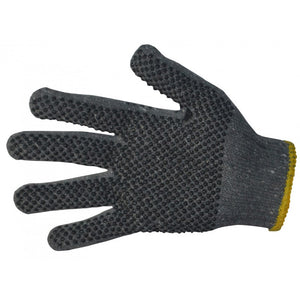 Poly D - Poly Cotton Glove with PVC Dots