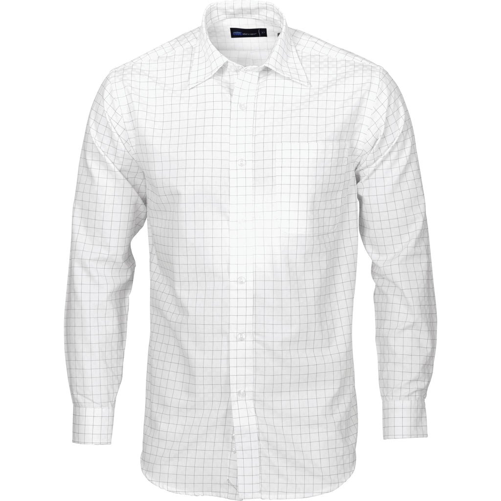 4158 - Mens Yarn Dyed Check Shirts - Long Sleeve