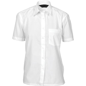 4201 - Ladies Polyester Cotton Poplin Shirt - Short Sleeve