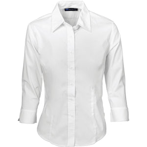 4232 - Ladies Premier Stretch Poplin Business Shirts - 3/4 Sleeve