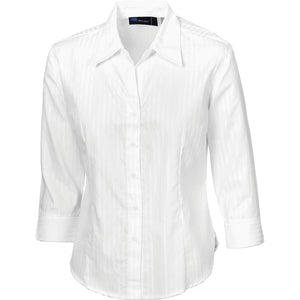 4236 - Ladies Tonal Stripe Shirts - 3/4 Sleeve