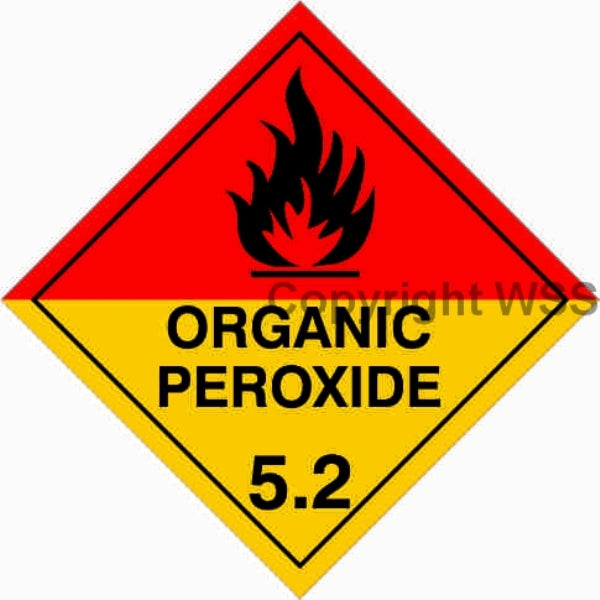 HAZCHEM Organic Peroxide Sign