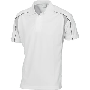 5261 - Air Flow Contrast Mesh ‘N’ Piping Polo - Short Sleeve