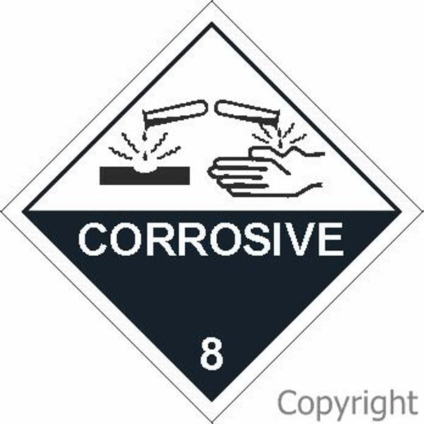 HAZCHEM Corrosive Sign