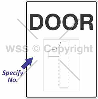 Door Blank Space For Number Sign