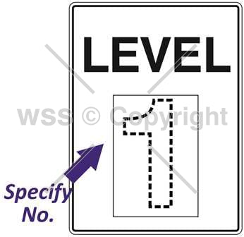 Level Blank Space For Number Sign