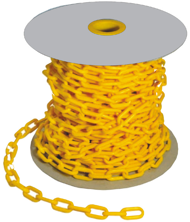 Yellow Plastic Safety Chain – Heavy Duty 6mm
