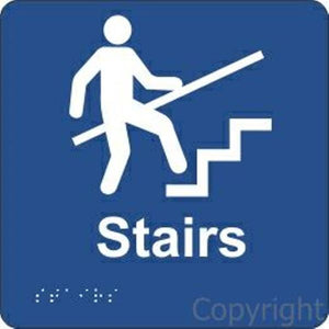 Braille Stairs Sign