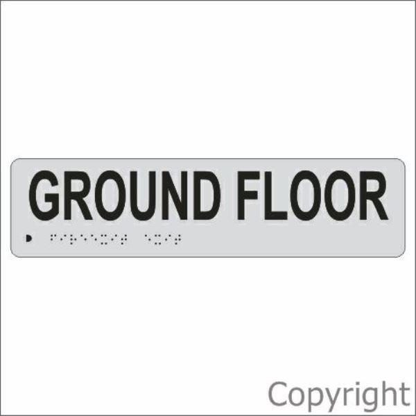 Braille Ground Floor Sign