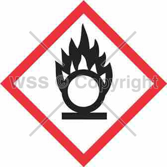 GHS Oxidising Symbol