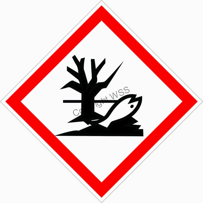 GHS Marine Pollutant Paper Symbol