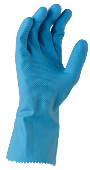 Blue Silverlined Glove