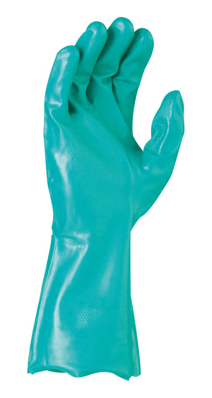 Maxisafe Green Nitrile Chemical Glove – 33cm
