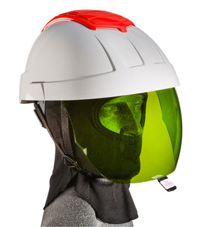 E-MAN Retractable Visor Helmet-with Green IR 2 Visor