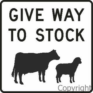 Give Way To Stock Sign