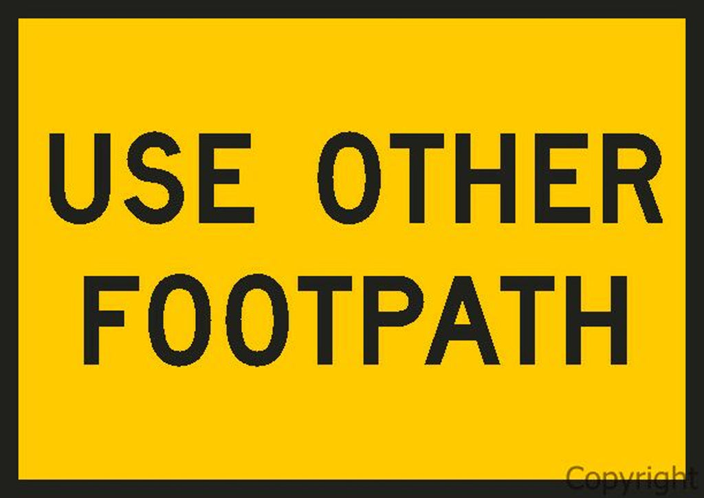 Use Other Footpath Sign
