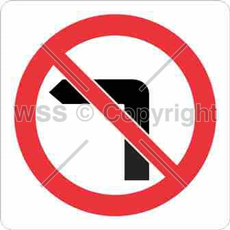 No Left Turn Picture