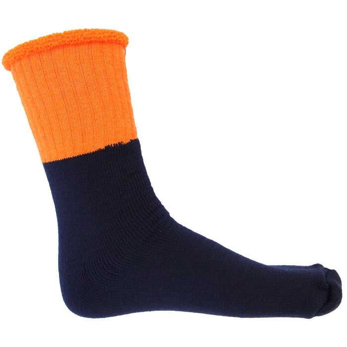 S105 - Hi Vis 2 Tone Woolen Socks - 3 pair pack
