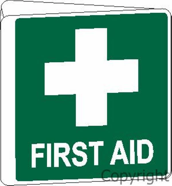 First Aid Sign Off Wall