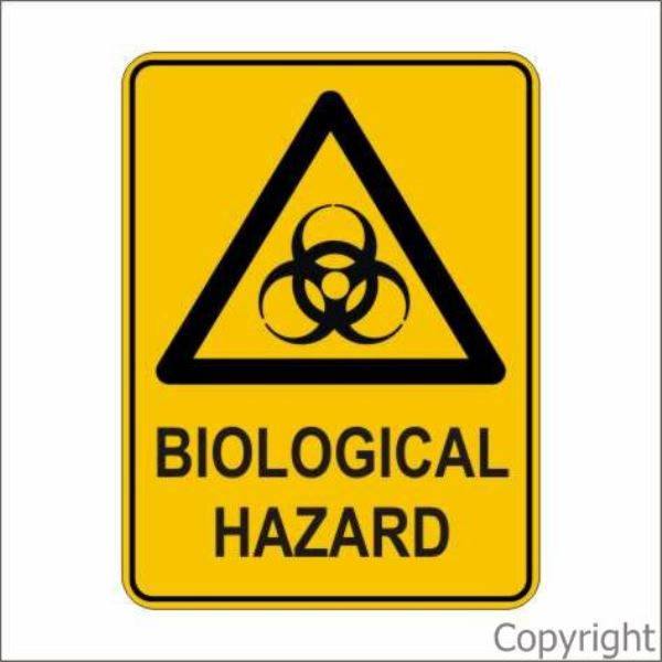 Warning Biological Hazard Sign