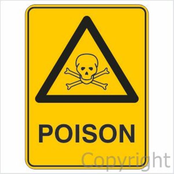 Warning Poison Sign