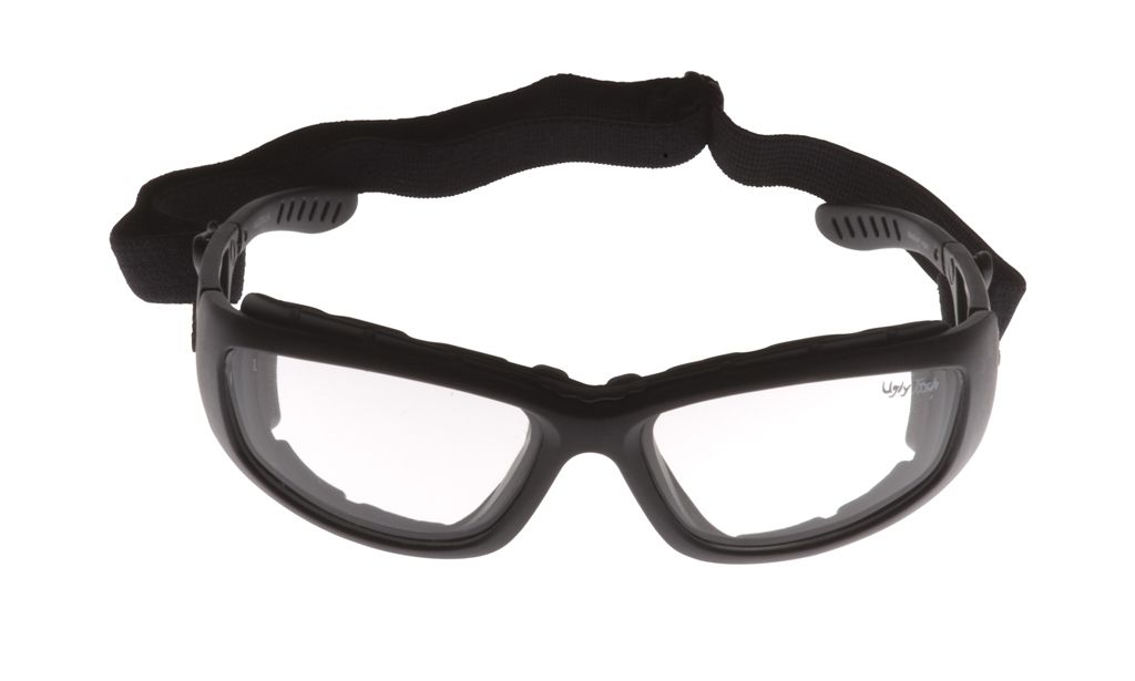 Force RS606 Matt Clear/Black Safety Glasses