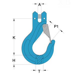 Gr10 Clevis Sling Hook with Latch