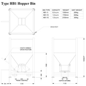 HB Hopper Bins