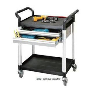 Double Deck Tool Trolley - Twin Drawers - HS922