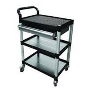 Triple Deck Tool Trolley with Drawer - HS931H