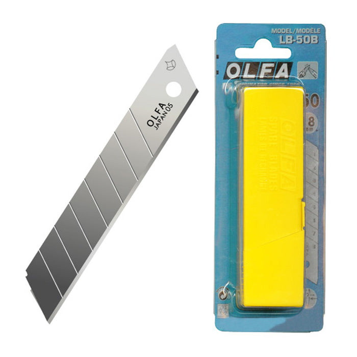 Olfa Large Snap Cutter Blades Carded LB50B