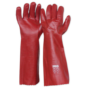 Red PVC Glove