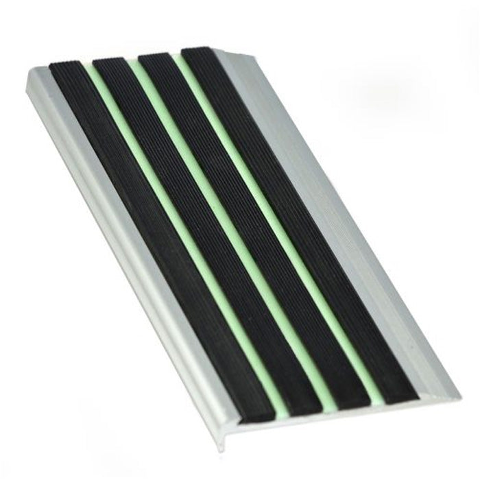 RCF10L Aluminium Stair Nosing with Luminous Insert 10mm x 71mm x 3620mm
