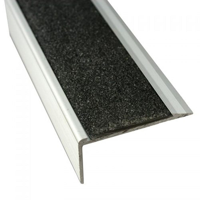 RCFC Aluminium Stair Nosing c/w Carborundum Insert 37mm x 71mm x 3620mm
