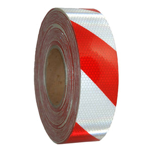 Class 1 Reflective Tape Red/White 50mm x 9m