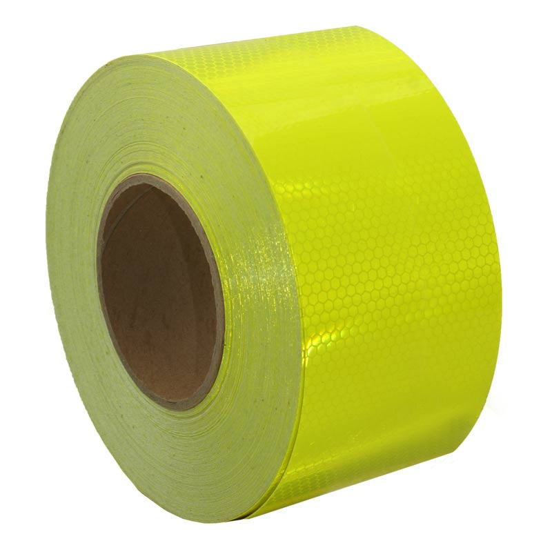 Class 1 Reflective Tape Fluoro Yellow 100mm x 45.7m