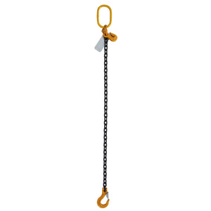 Single Leg Adjustable 1m Clevis Safety Latch Chain Slings